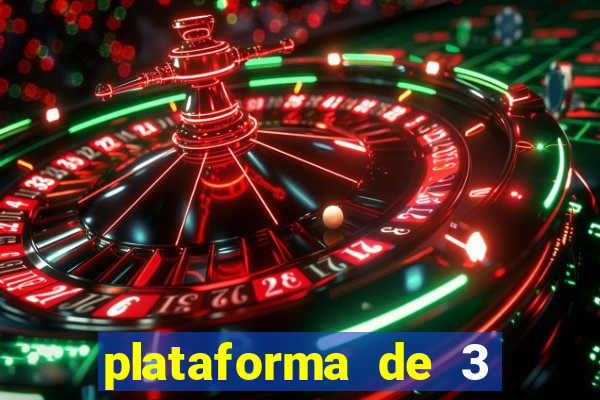 plataforma de 3 reais jogo